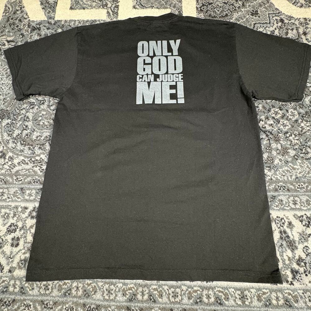 Vintage Tupac Shakur Rap Tee Men’s XL Hip Hop Rap Tee Black Graphic T-Shirt - Picture 3 of 5